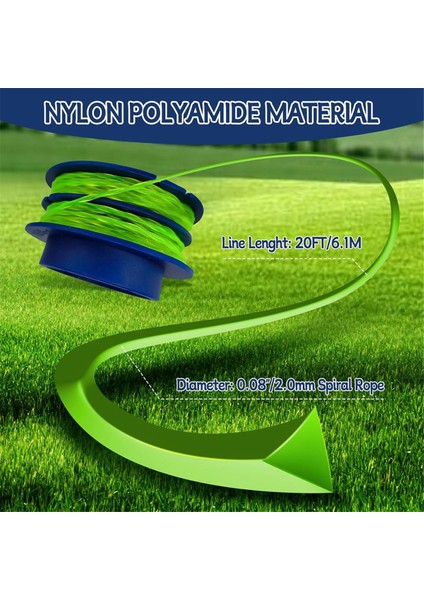 124-03 Makaralı Kesme Misinası 0,080-IN 16FT 6'lı Paket, (Yurt Dışından) fırsatları