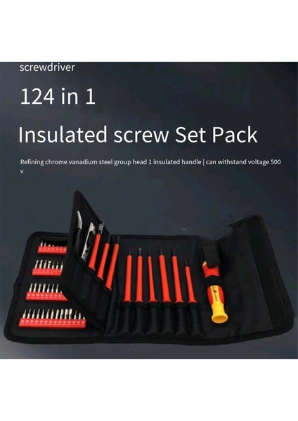 124'Ü 1 Arada Yalıtımlı Tornavida Seti (Yurt Dışından) fiyatları
