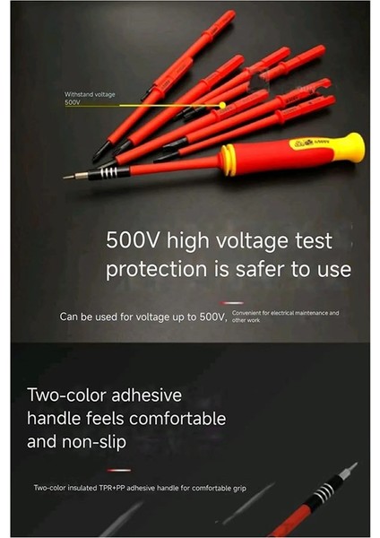 124'Ü 1 Arada Yalıtımlı Tornavida Seti (Yurt Dışından) indirimleri