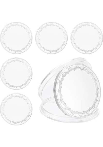 Gravür Için 6 Adet Boş Madeni Para, 40MM Madeni Para Boşluğu Gümüş (Yurt Dışından)