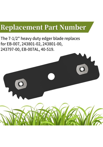 -007 7-1/2in Edge Hog Ağır Hizmet Tipi Kenar Kesici Siyah ve 3 Adet Için (Yurt Dışından) modelleri