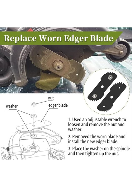 -007 7-1/2in Edge Hog Ağır Hizmet Tipi Kenar Kesici Siyah ve 3 Adet Için (Yurt Dışından) fırsatları