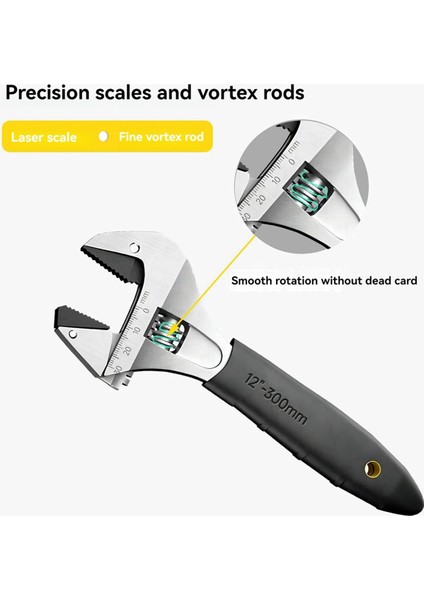 Ratchet Ayarlanabilir Anahtar Kendiliğinden Sıkışan Ayarlanabilir Anahtar 8 Inç (Yurt Dışından) modelleri