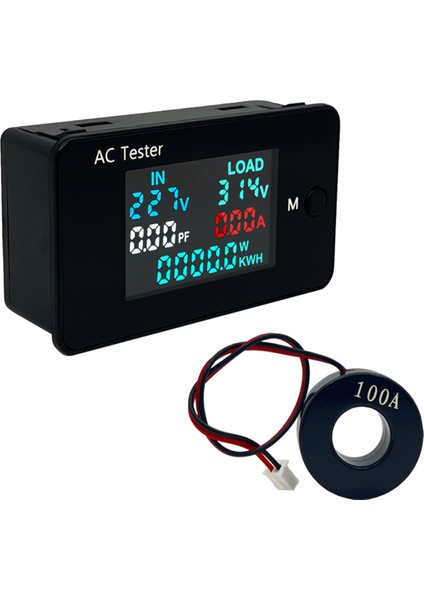 KWS-AC305 Wattmetre Güç Ölçer Çift Voltmetre (Yurt Dışından)