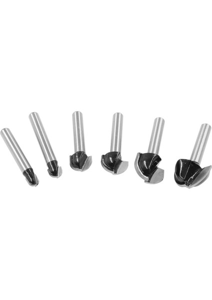 1/4 Saplı Ağaç Işleme Freze Seti 6 Parça Yuvarlak Tabanlı Bıçak (Yurt Dışından) fırsatları