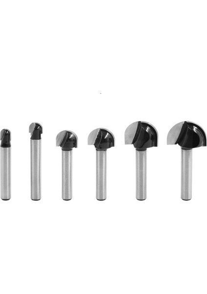 1/4 Saplı Ağaç Işleme Freze Seti 6 Parça Yuvarlak Tabanlı Bıçak (Yurt Dışından) indirimleri