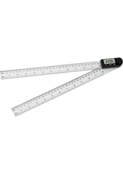 Dijital Ekranlı Açı Cetveli, (ABS-300MM) (Yurt Dışından)