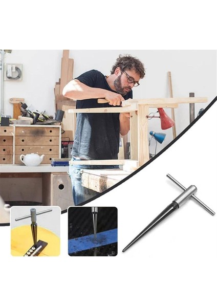 2 Adet T Saplı Konik Rayba, Rayba Aleti Yuvarlak Saplı (Yurt Dışından) modelleri