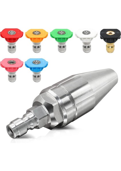 Basınçlı Yıkama Makinesi Için Turbo Nozul Sıcak ve Soğuk Su Için Döner (Yurt Dışından) indirimleri