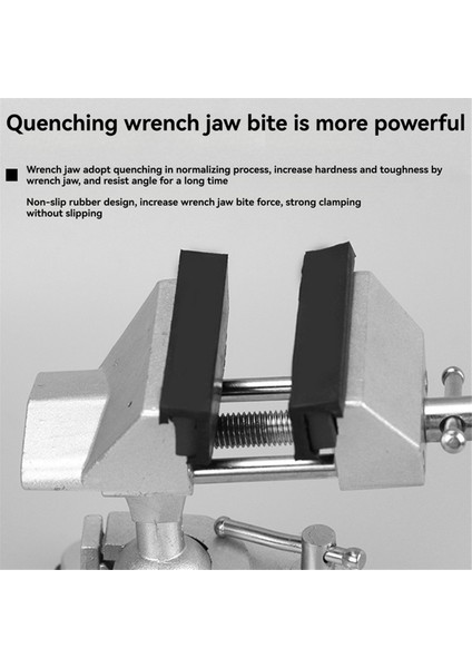 Ağır Hizmet Mekanik Ev Tipi Mengene Tezgahı Küçük Tezgah Mengene Kelepçesi (Yurt Dışından) indirimleri