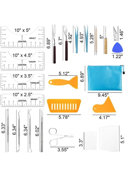Tişört Cetvel Kılavuzu, Vinil Hizalaması Için Orta Tasarım, Gömlek Cetveli (Yurt Dışından) fırsatları