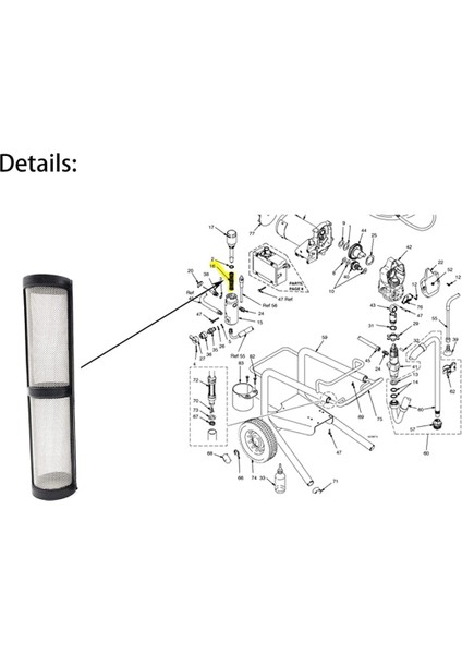 GRACO395 Için 246385 ve 246384 Yedek Filtre Ekran Takımı (Yurt Dışından) fırsatları