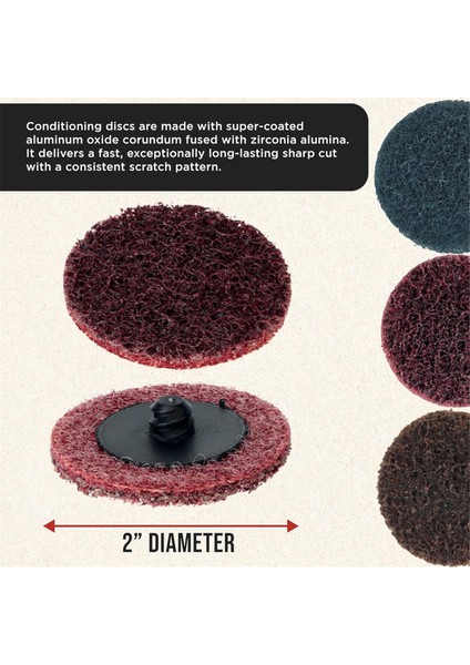 46 Parça 2 Inç Çaplı Kondisyonlama Zımpara Diskleri (Yurt Dışından) fırsatları