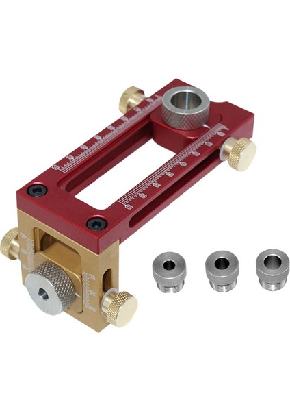 2'si 1 Arada Matkap Kılavuzu Dübelleme Aparatı Yatak Kabin Vida Delgisi 5 Delik (Yurt Dışından)
