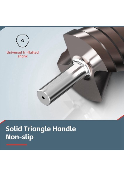 Kademeli Matkap Ucu Seti, 3 Adet Titanyum Kademeli Matkap Ucu, B (Yurt Dışından) indirimleri