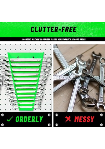 2 Paket Manyetik Anahtar Düzenleyici,anahtar Alet Kutusu,1/4 - 1/16 Inç (Yurt Dışından) modelleri