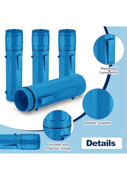 4 Adet Kaynak Çubuğu Depolama Hava Geçirmez Kaynak Çubuğu Kabı Mavi (Yurt Dışından) modelleri