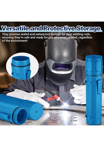 4 Adet Kaynak Çubuğu Depolama Hava Geçirmez Kaynak Çubuğu Kabı Mavi (Yurt Dışından) indirimleri