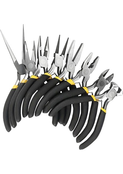 8 Adet Mini Pense Seti Uzun Burunlu Tel Ucu Kesme Kesici Aletleri (Yurt Dışından) indirimleri