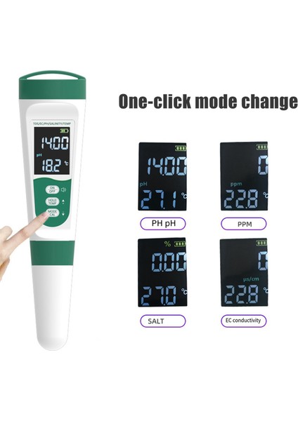Su Kalitesi Test Kalemi Ec Asitlik Ph Ölçer Tds Tuzluluk Ölçer (Yurt Dışından)
