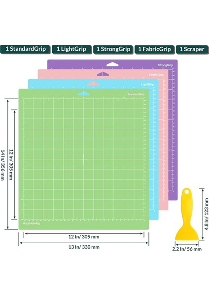Explore Air 2/air/one/maker Için 4'lü Paket 12X12 Inç Kesim Matları (Yurt Dışından) fiyatları