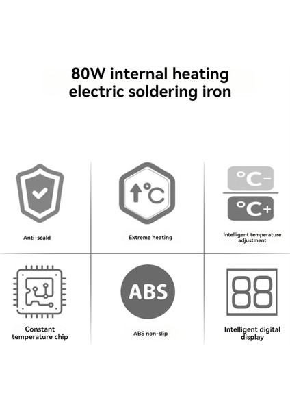 Elektrikli Lehimleme Ütüleri Ayarlanabilir Sıcaklık Kaynak Aletleri Ab Fişi (Yurt Dışından)