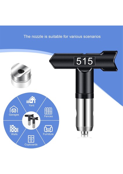 Sprey Uçları, 6 Adet Havasız Boya Sprey Uçları Tersinir Sprey Uçları (Yurt Dışından) indirimleri