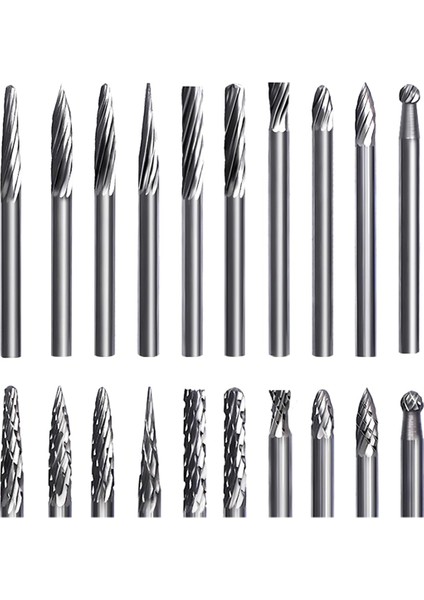 Karbür Freze Seti, 3D Baskıda Çapak Alma, Ahşap Oyma Aletleri (Yurt Dışından)