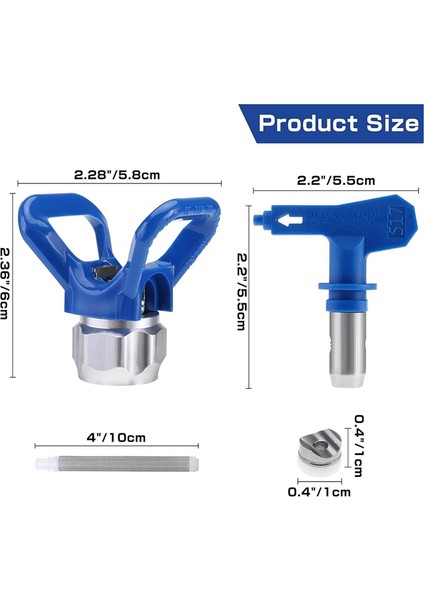 Havasız Boya Püskürtme Uçları,tersine Çevrilebilir Püskürtme Uçları (Yurt Dışından) fiyatları