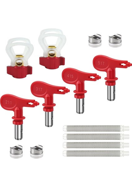 Tersinir Havasız Sprey Boya Ucu Nozulları (Yurt Dışından)