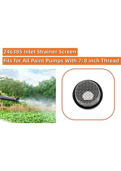 246385 7/8 Inç Unf Hortum Giriş Filtre Ekranı 390 Ultra 395 495 Için (Yurt Dışından) indirimleri