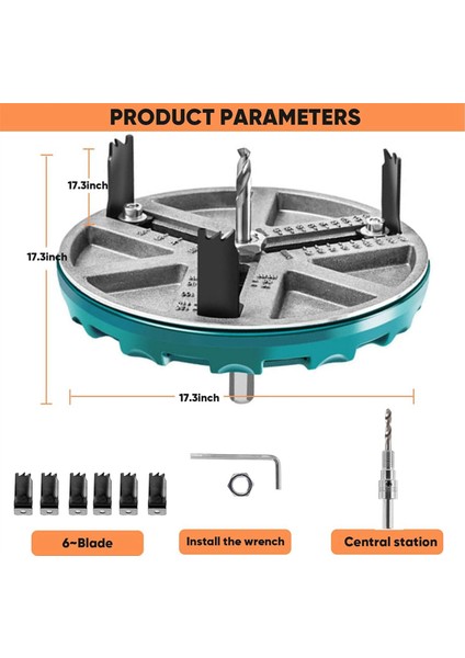 Delme, Delik Testeresi, Ağaç Işleme Aletleri Için Ayarlanabilir Delme Testeresi Aleti (Yurt Dışından) fırsatları