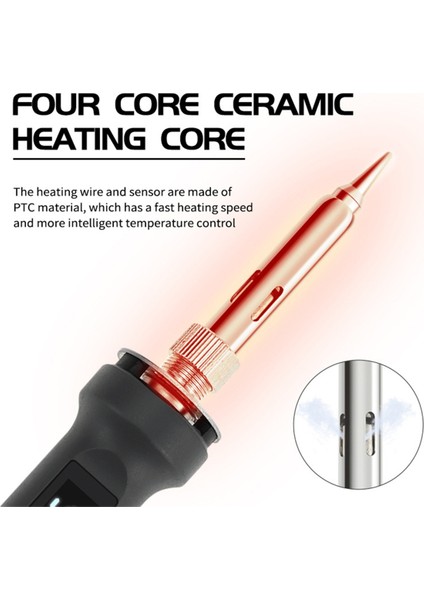 Dijital Elektrikli Lehimleme Demiri Seti Sıcaklık Ayarlanabilir Abd Fişi (Yurt Dışından) indirimleri