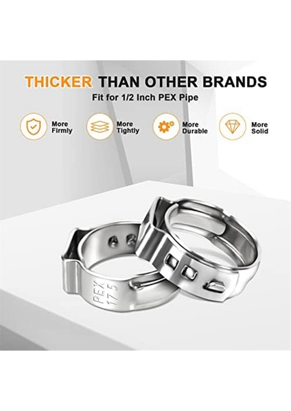 1/2 Inç Pex Cinch Kelepçe Halkası, Cinch Sıkma Halkası Cinch Kelepçe (Yurt Dışından) fiyatları