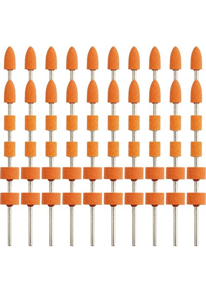 Döner Alet Için 60 Adet Zımpara Uçları, Güçlü Taşlama Taş Uçları (Yurt Dışından)