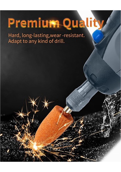 Döner Alet Için 60 Adet Zımpara Uçları, Güçlü Taşlama Taş Uçları (Yurt Dışından) fırsatları