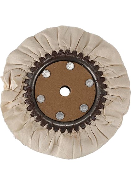 8 Inç Yuvarlak Pamuklu Hava Yolu Cilalama Cilalama Pedi Tekerlek Metal Aletler (Yurt Dışından)