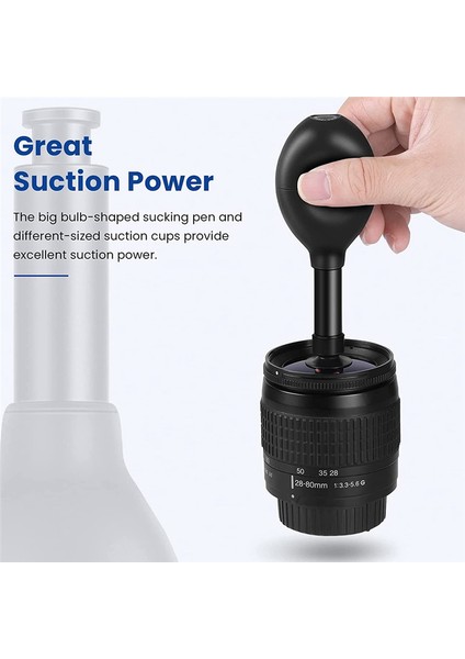 Lens Emici Kiti 7 Değiştirilebilir Vakumlu Sekiz Bir Arada Vakum (Yurt Dışından) indirimleri