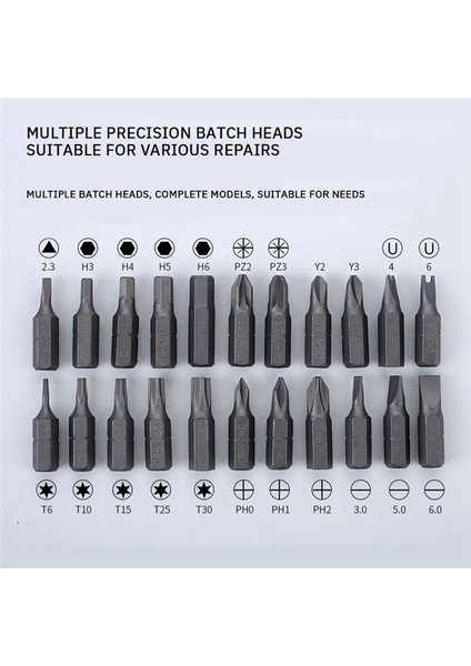 38'i 1 Arada Cırcırlı Tornavida Anahtar Seti Ev Makinesi Tamir Düğmesi (Yurt Dışından) modelleri