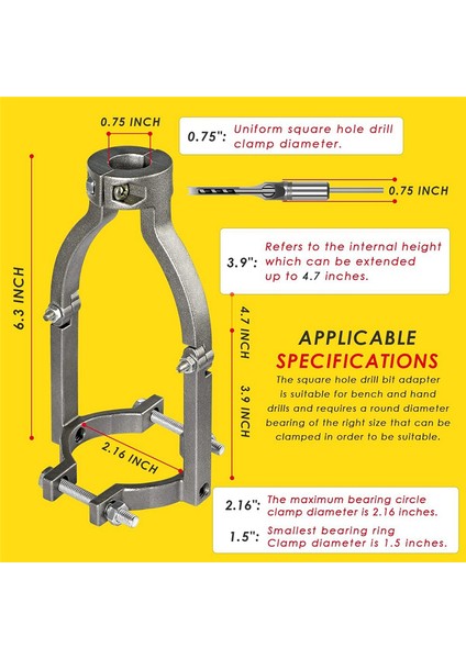 Matkap Presleri Için Kare Delik Adaptörü, Matkap Makineleri Için Elektrikli Aletler (Yurt Dışından) indirimleri
