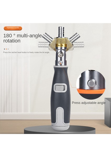 10'lu 1 Arada Gri Tornavida Seti Çift Yönlü Cırcırlı Toplu (Yurt Dışından) fiyatları