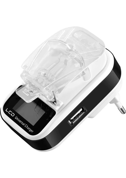 Universal Şarj Aleti 2xusb Akıllı Pil/batarya Şarj Aleti Pil Şarj Akrep Şarj Cihazı