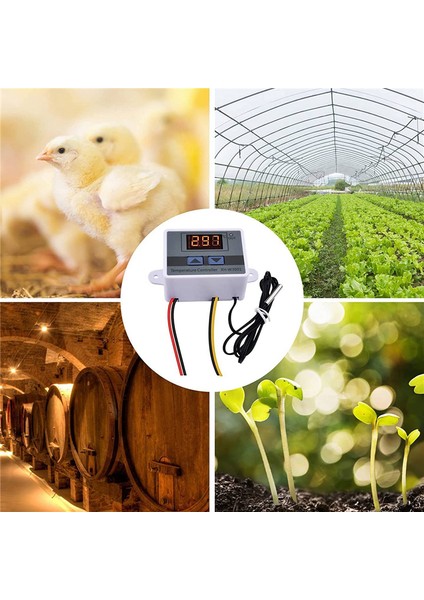 2 Adet XH-W3001 Dijital Sıcaklık Kontrol Cihazı Sensörlü AC110V-220V (Yurt Dışından) indirimleri