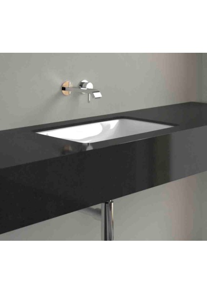 Loop&friends 54X34 cm Tezgah Altı Lavabo - Taşma Delikli - Sırlı - Beyaz modelleri