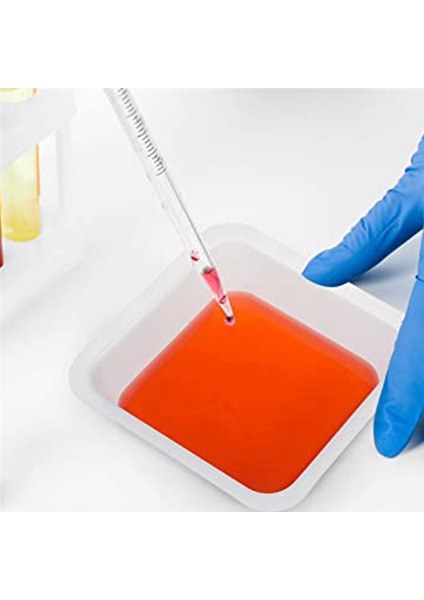 250 Paket Tartım Tekneleri Orta 100ML Kare Tek Kullanımlık Plastik Tepsiler (Yurt Dışından)