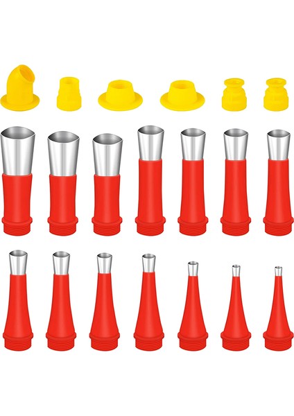 20 Adet Kalafatlama Ucu, Tekrar Kullanılabilir Paslanmaz Çelik Silikon Kalafatlama Seti (Yurt Dışından)