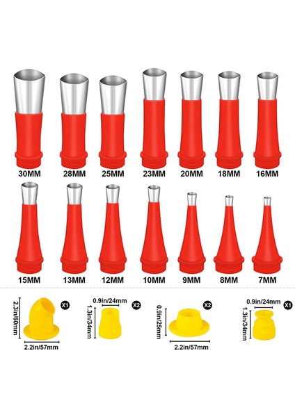 20 Adet Kalafatlama Ucu, Tekrar Kullanılabilir Paslanmaz Çelik Silikon Kalafatlama Seti (Yurt Dışından) fırsatları