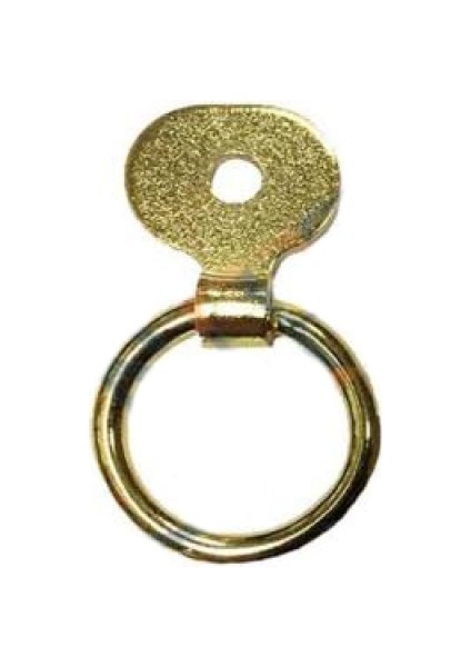 Halkalı Tablo, Çerçeve Askısı, Küçük, 15X28MM, Sarı - 100 Adet