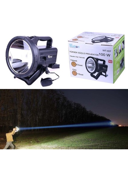 En Yüksek Işık En Fazla Dayanıklı Büyük Fener WT-407