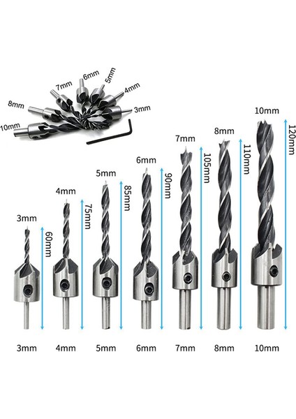 23'lü Ahşap Işleme Pah Delme Alet Seti Ahşap Tapa Kesici (Yurt Dışından) fırsatları